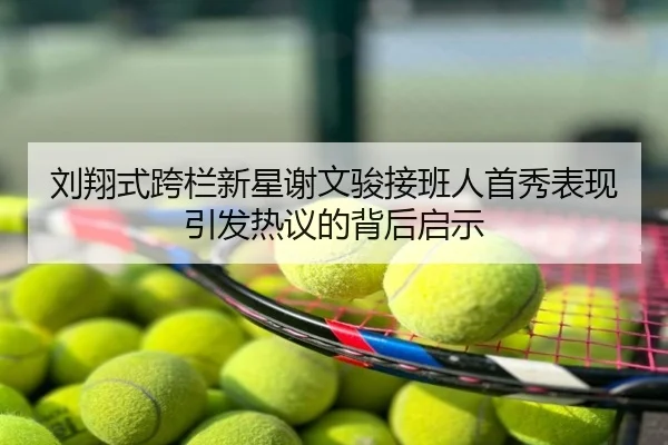 刘翔式跨栏新星谢文骏接班人首秀表现引发热议的背后启示